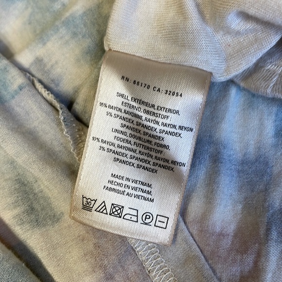 Anthropologie Maeve Sennebec Keyhole Dress Multicolor Rainbow Jersey Knit - Picture 11 of 11